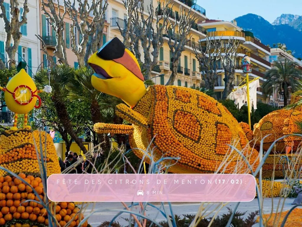 Appartamento La Mediterraneen ~ Plage ~ Balcon ~ Vue Sur La Mer Roccabruna